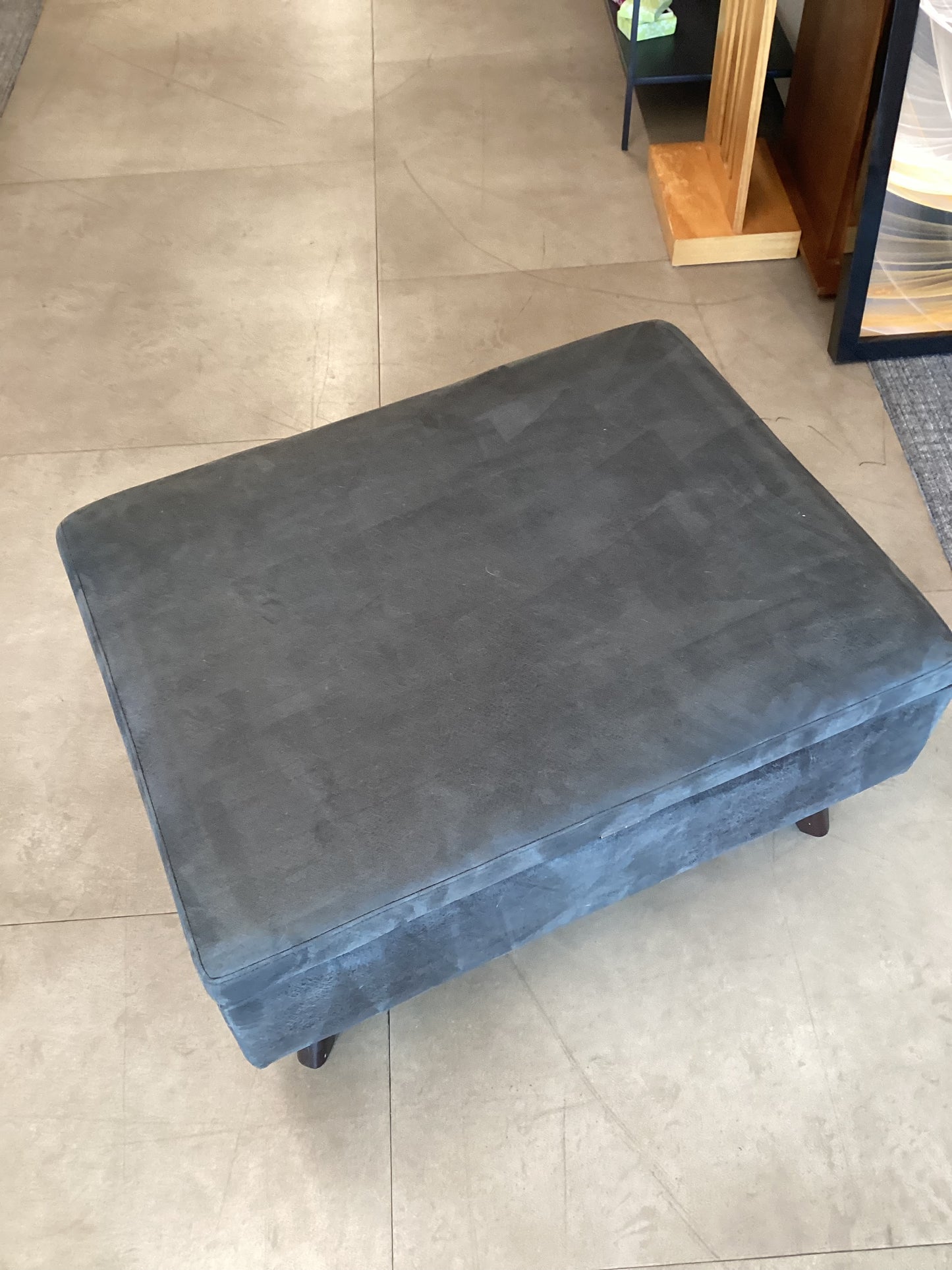 Charcoal Storage Ottoman