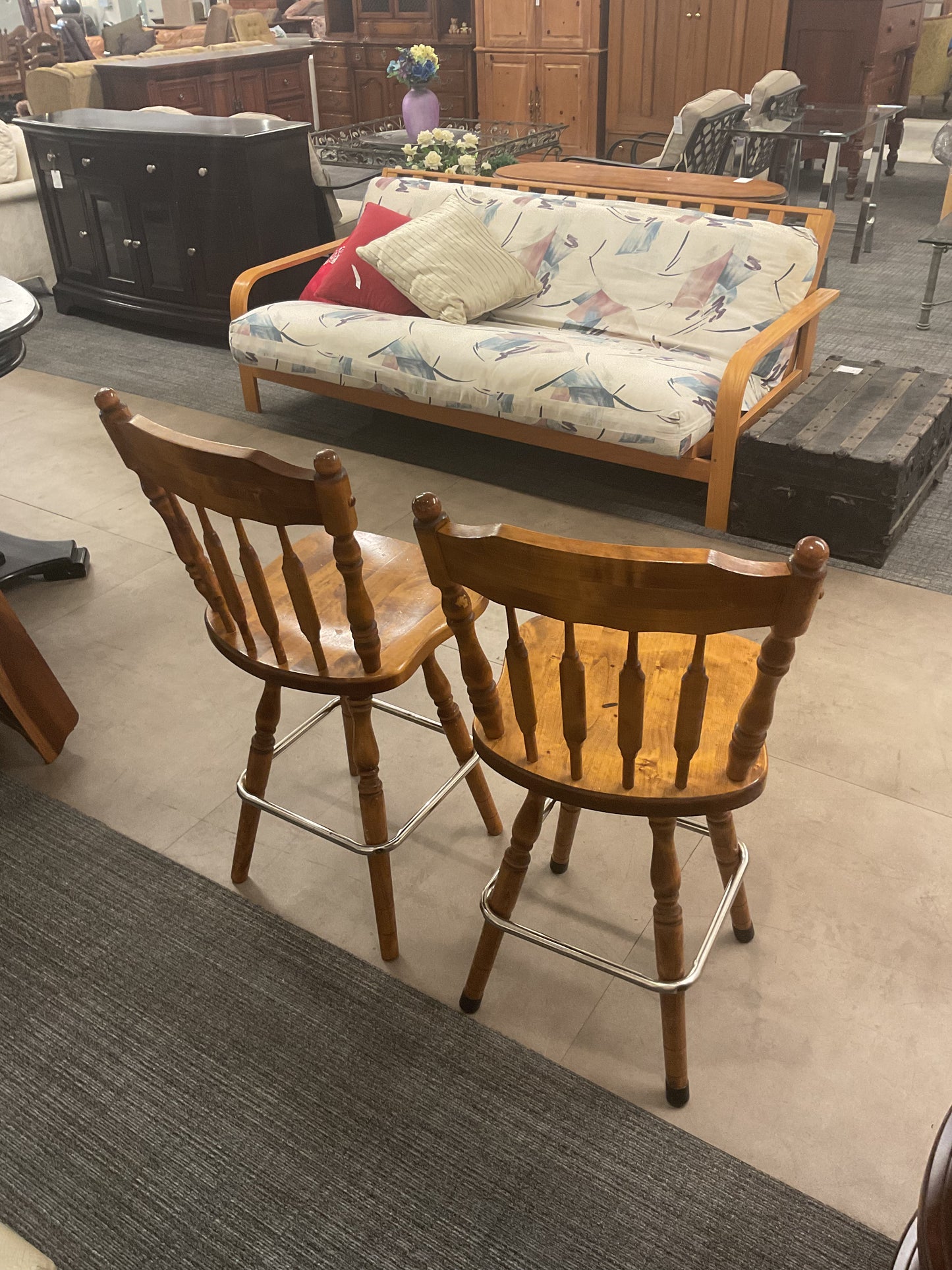 Swivel Counter Stool Pair
