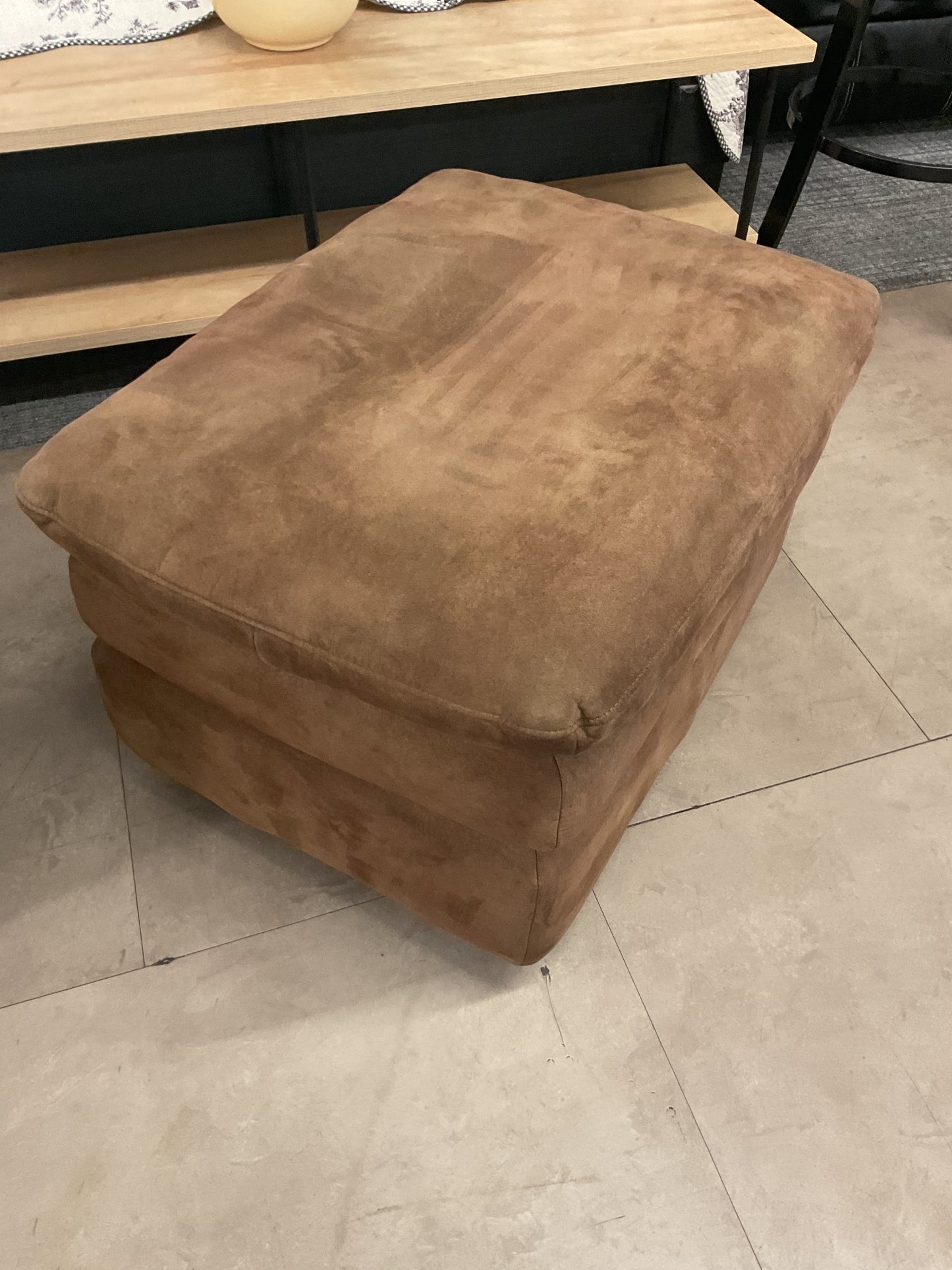 Micro Suede Dad Ottoman
