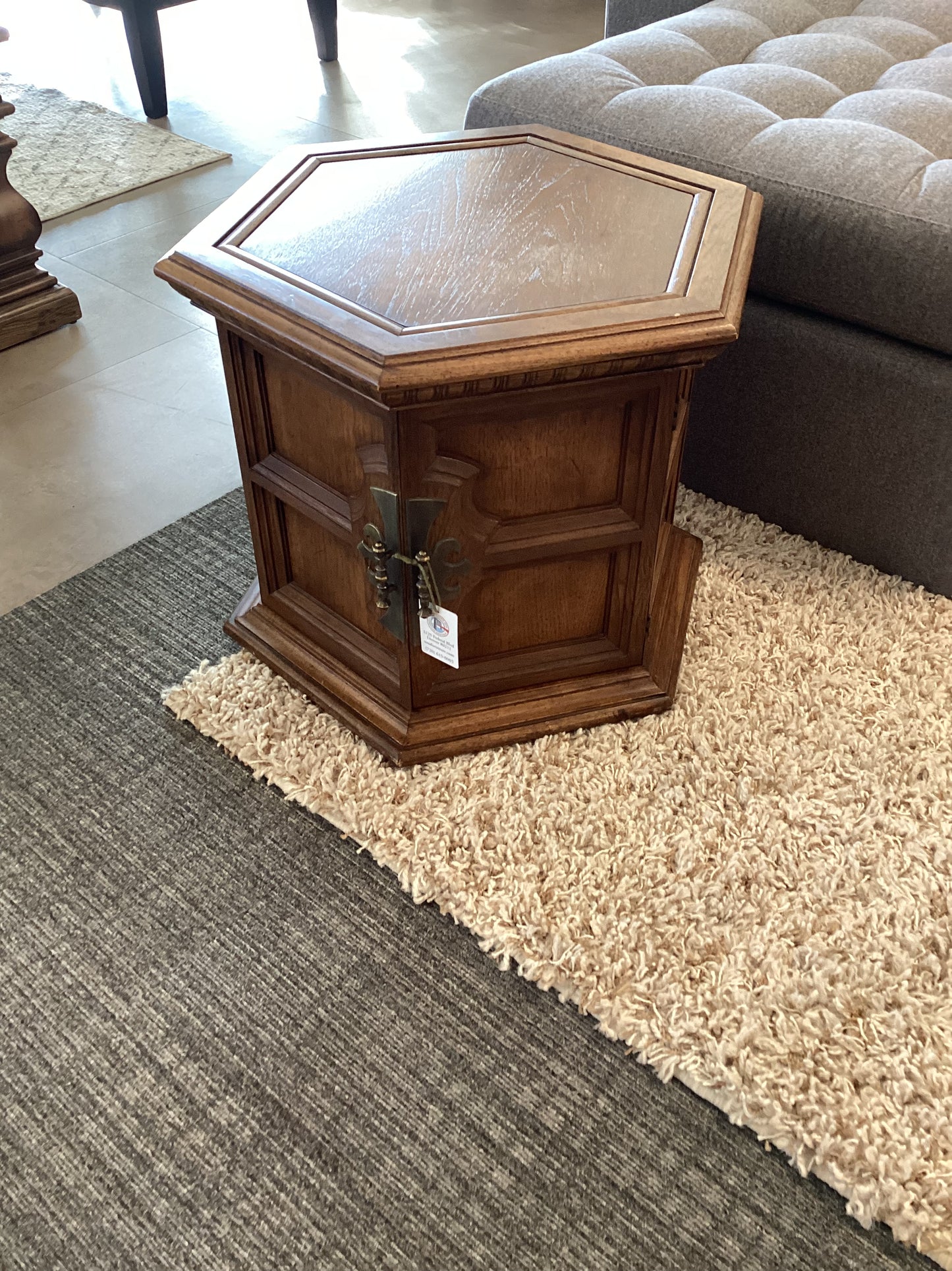 Wood Grain Side Table