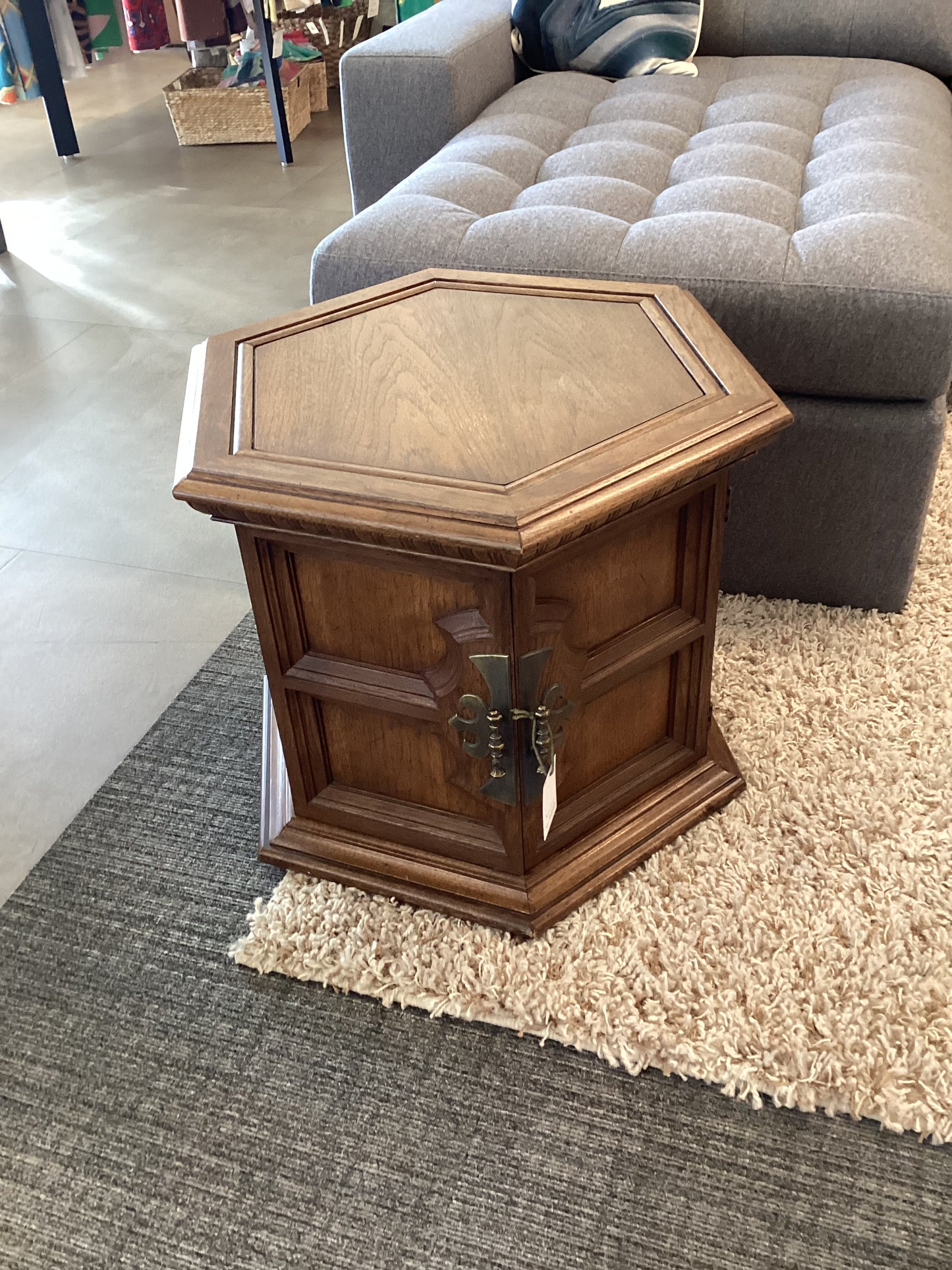 Wood Grain Side Table