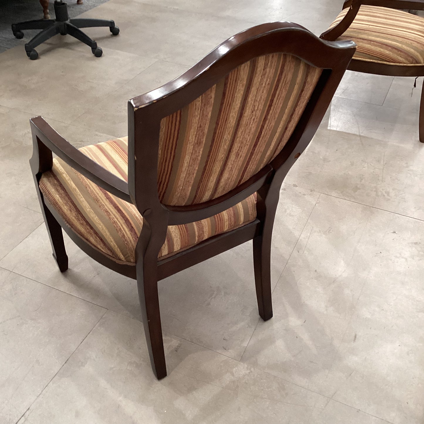 Traditional Walnut Arm Chair