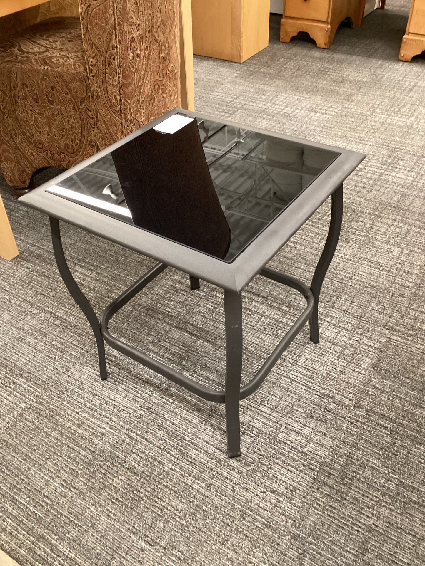 Patio Black Side Table