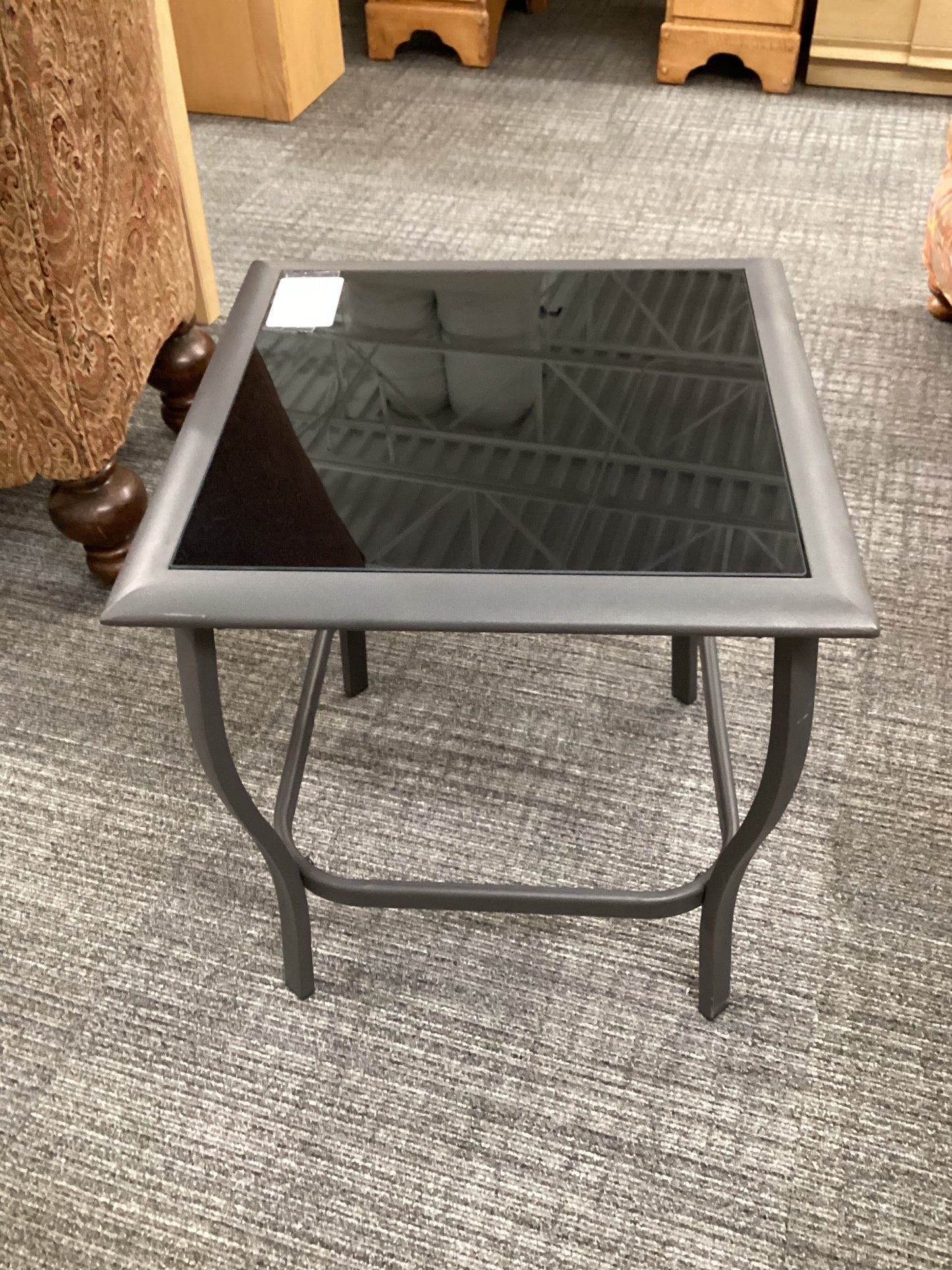 Patio Black Side Table