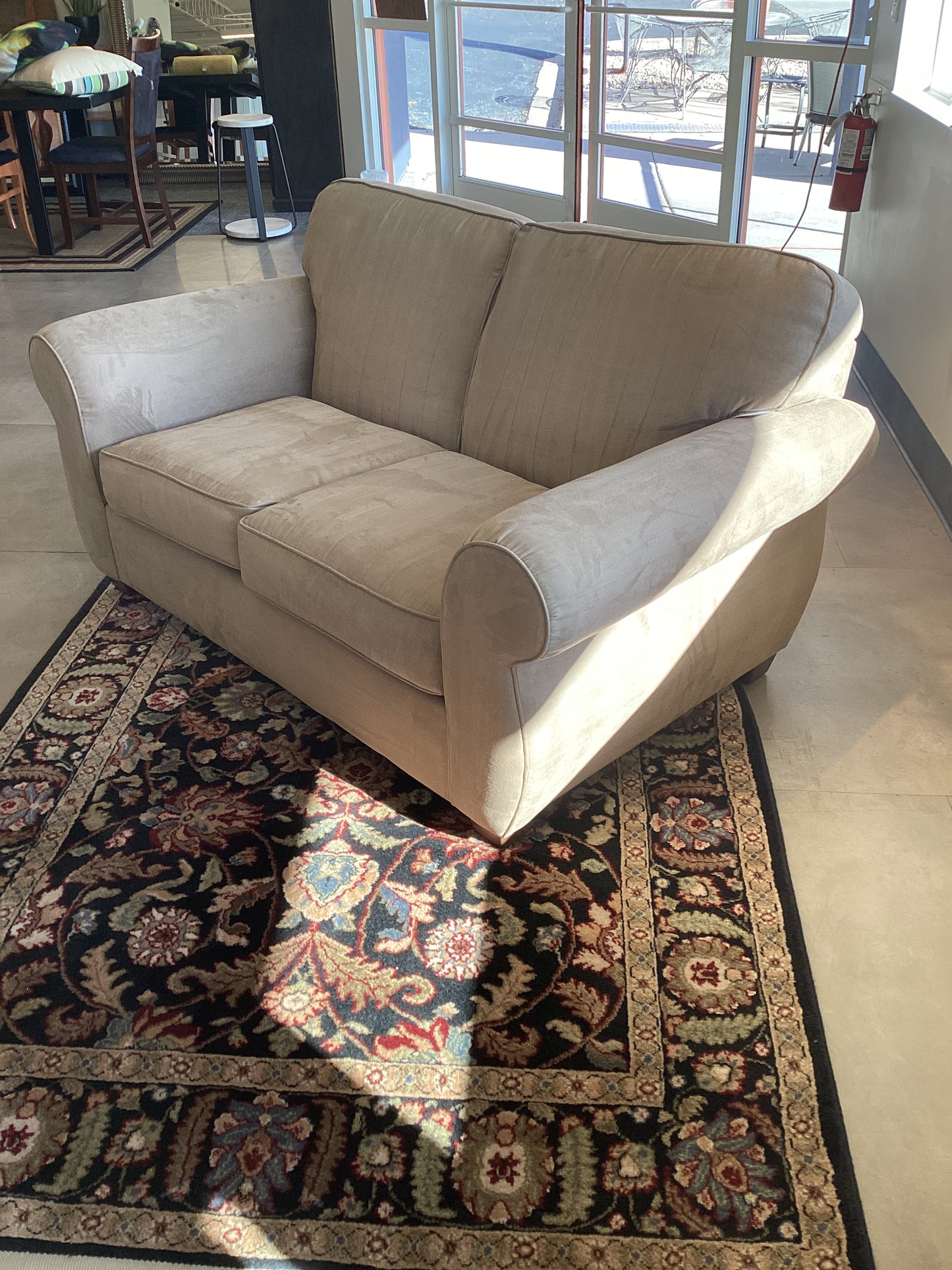 Tan Loveseat