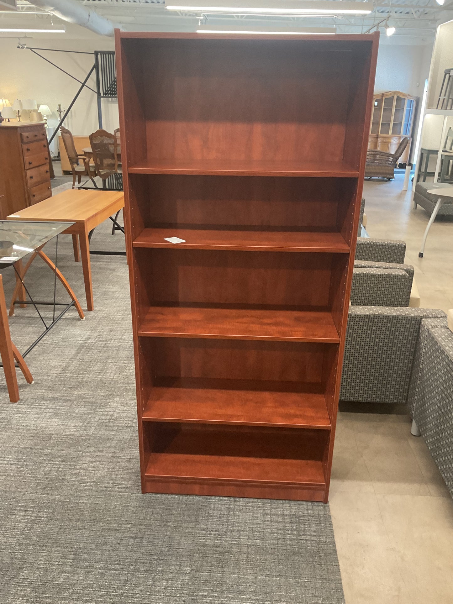 Tall & Red Bookcase