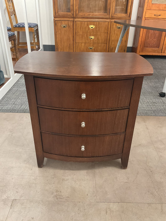 Dark Wood Nightstand