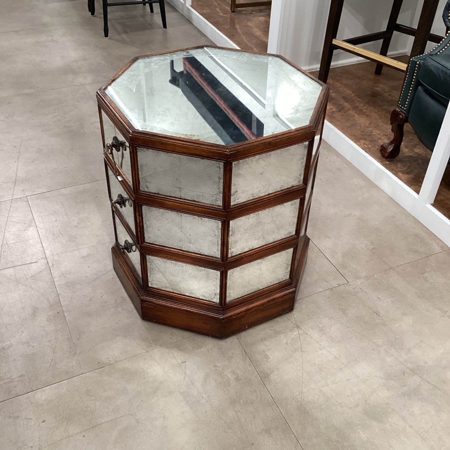 John Richard Mirrored Nightstand