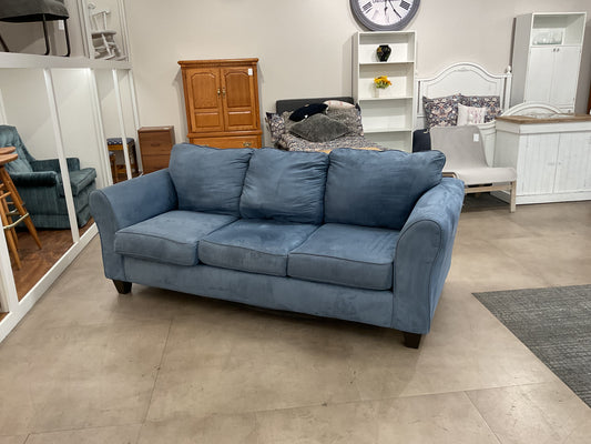 Affordable Velvet Blue Sofa