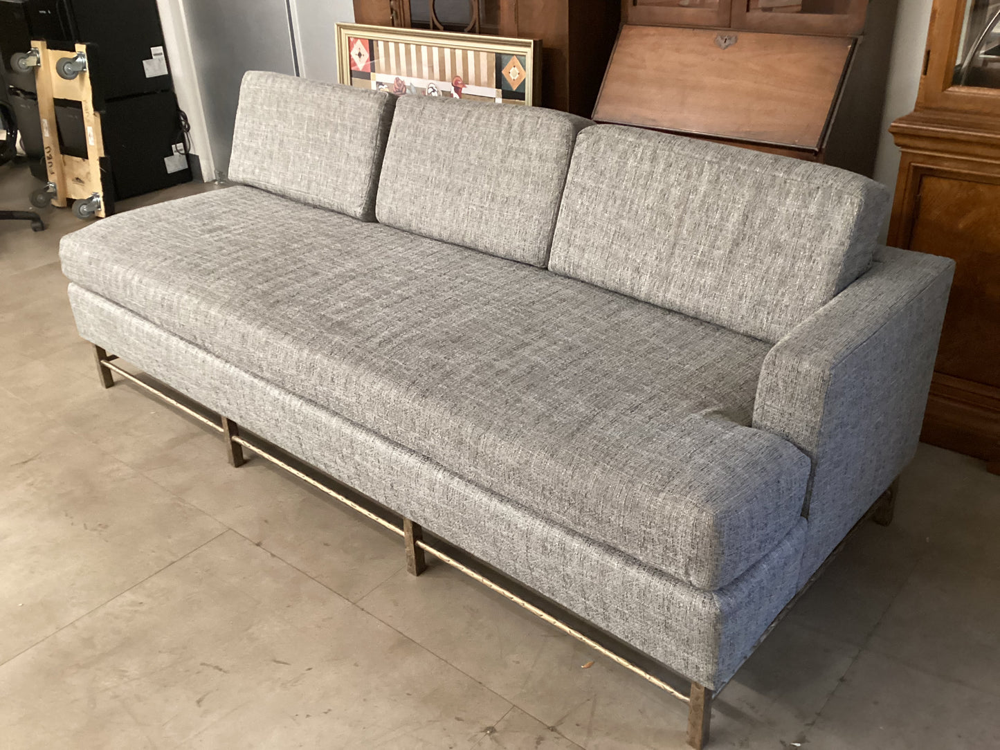 cool gray sofa