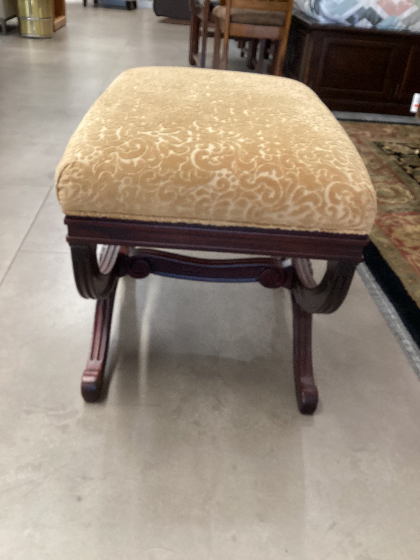 Vintage Sam Moore Ottoman