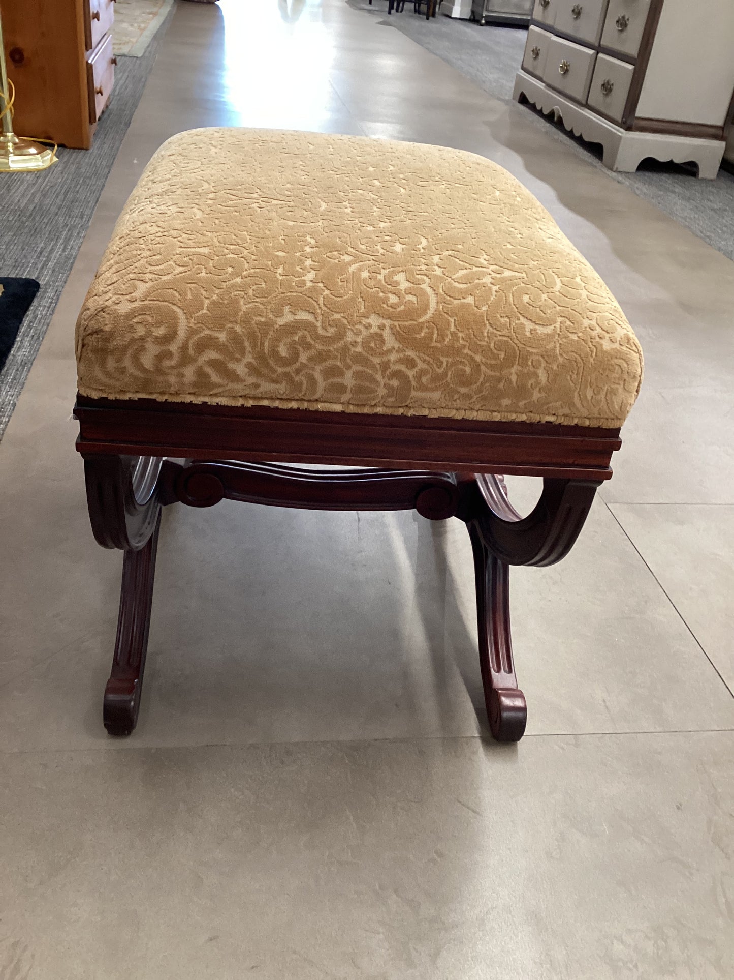 Vintage Sam Moore Ottoman