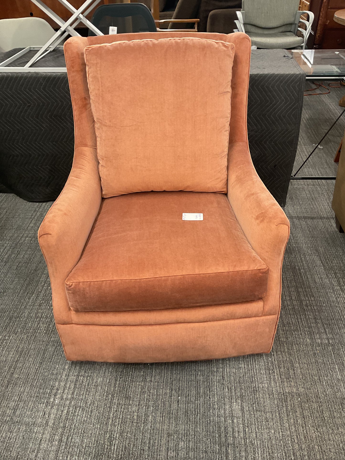 Peach Swivel Chair