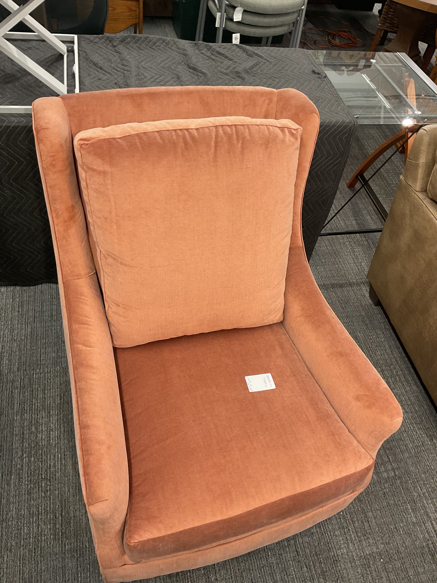 Peach Swivel Chair