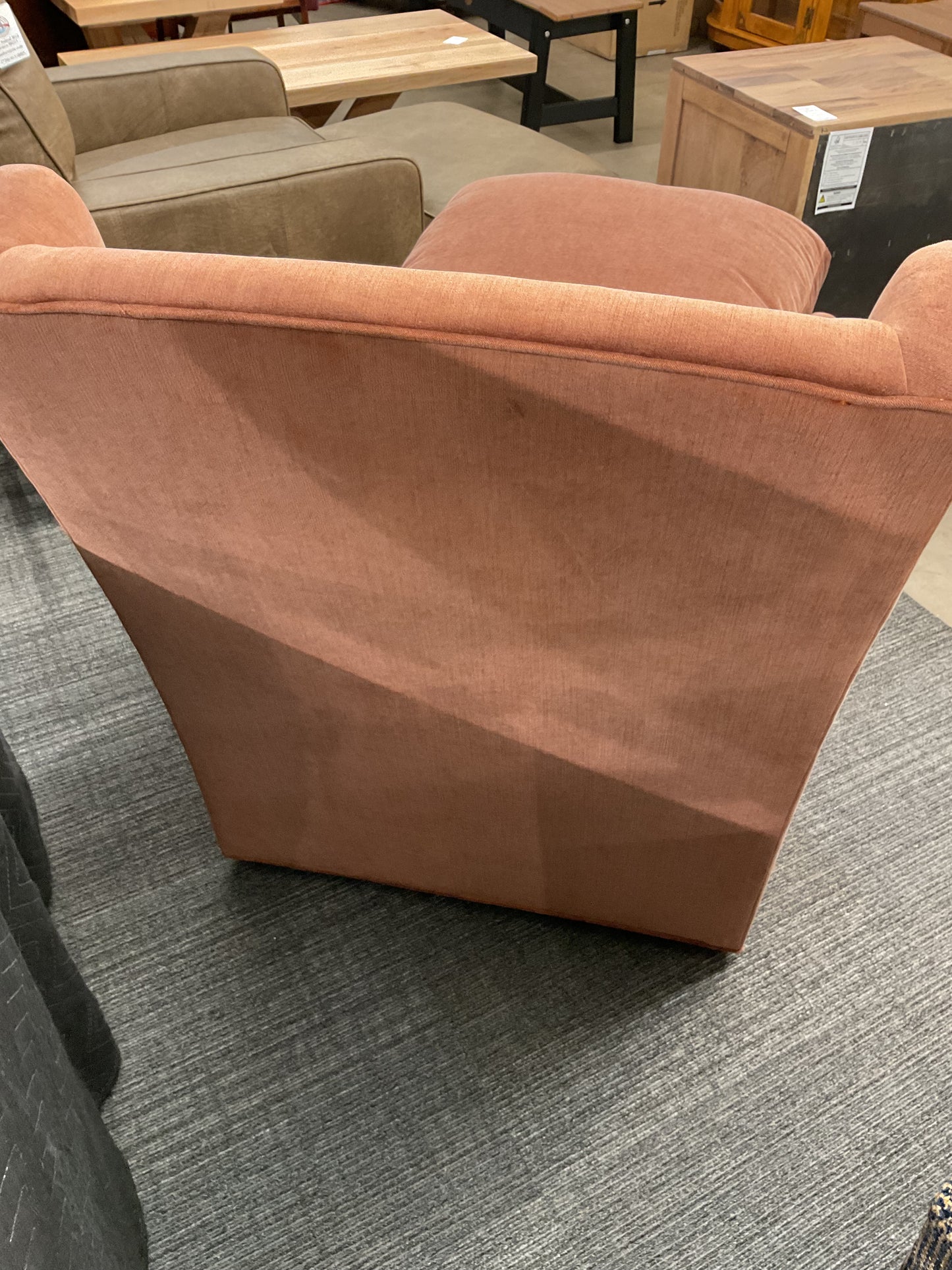 Peach Swivel Chair