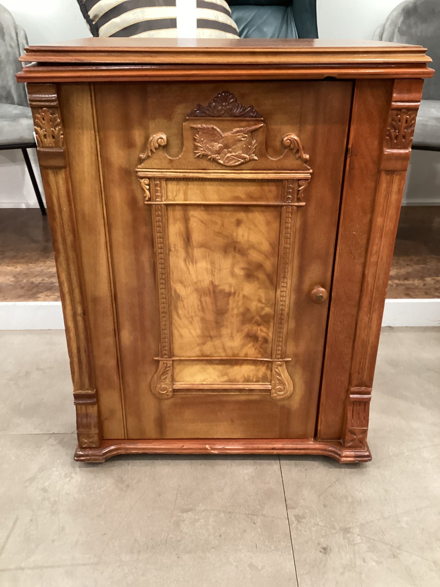 Vintage Sewing Machine Cabinet