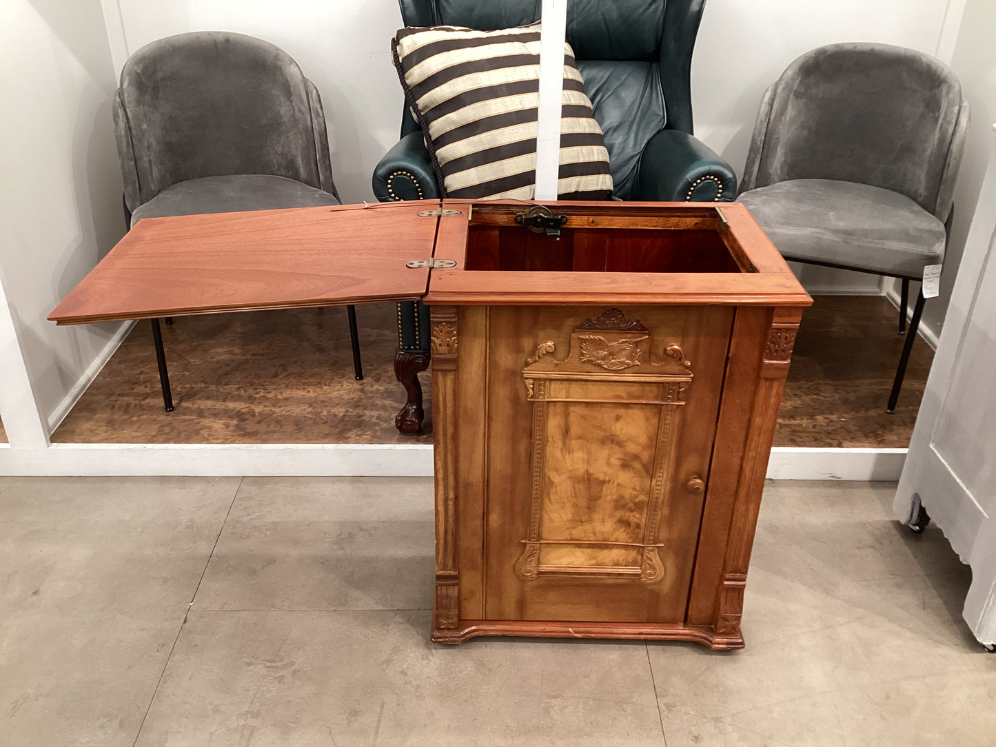 Vintage Sewing Machine Cabinet