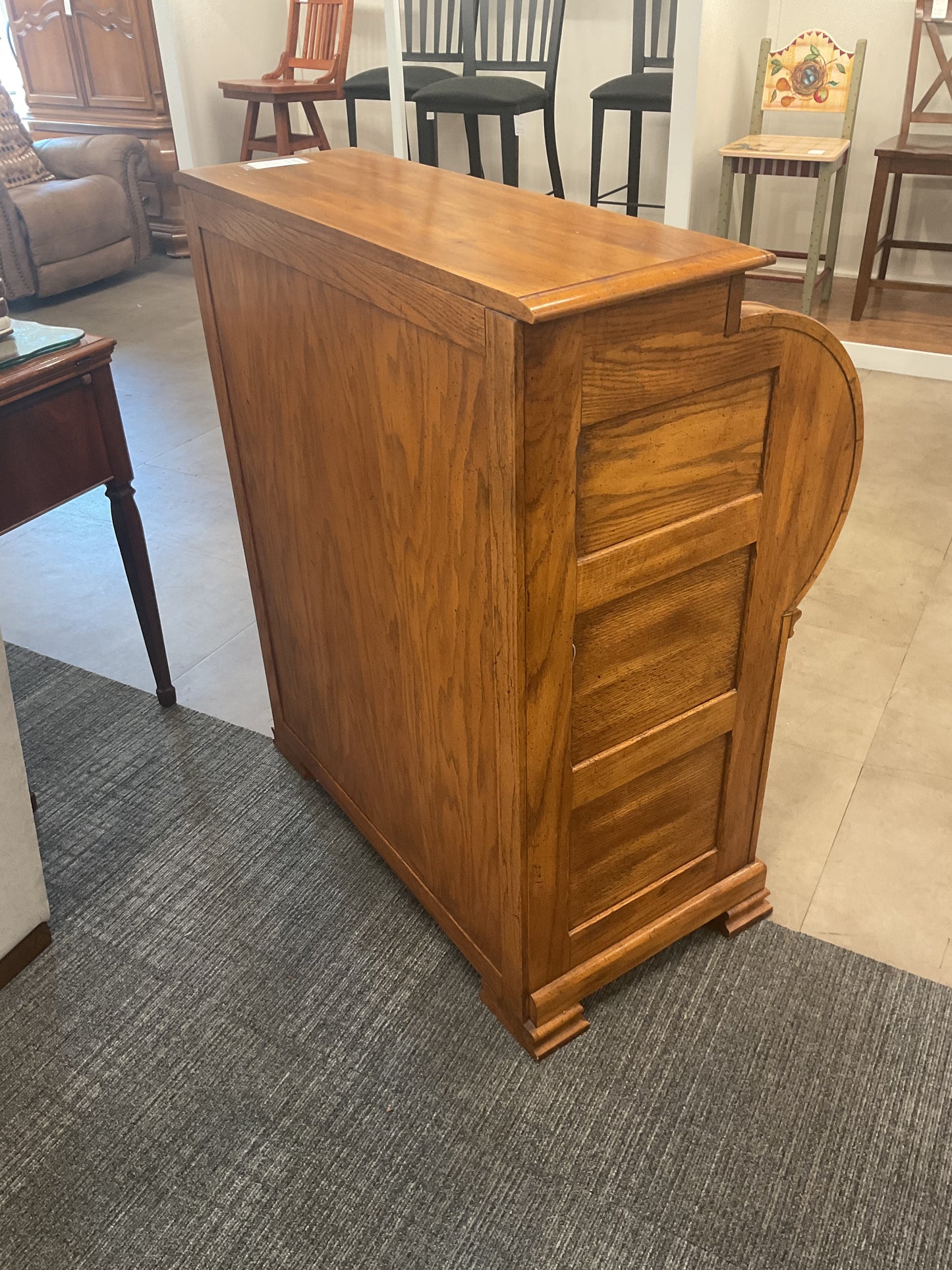 Blonde Roll Top Desk