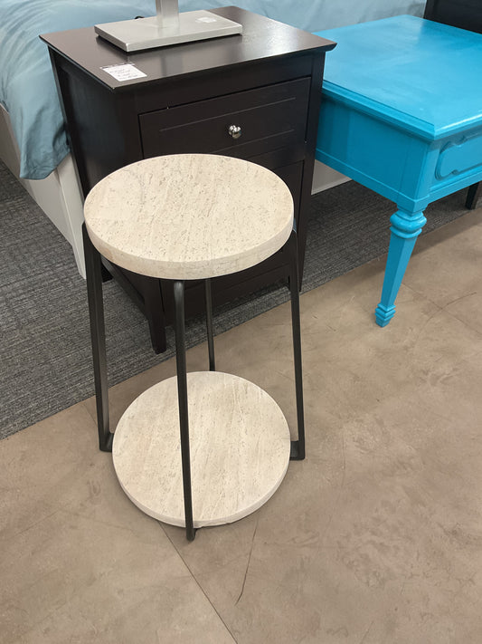 Stone Pillar Side Table