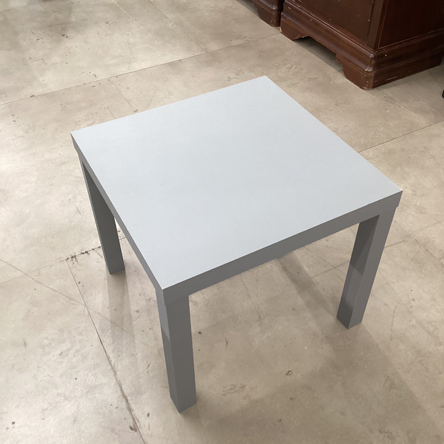 Gray Side Table