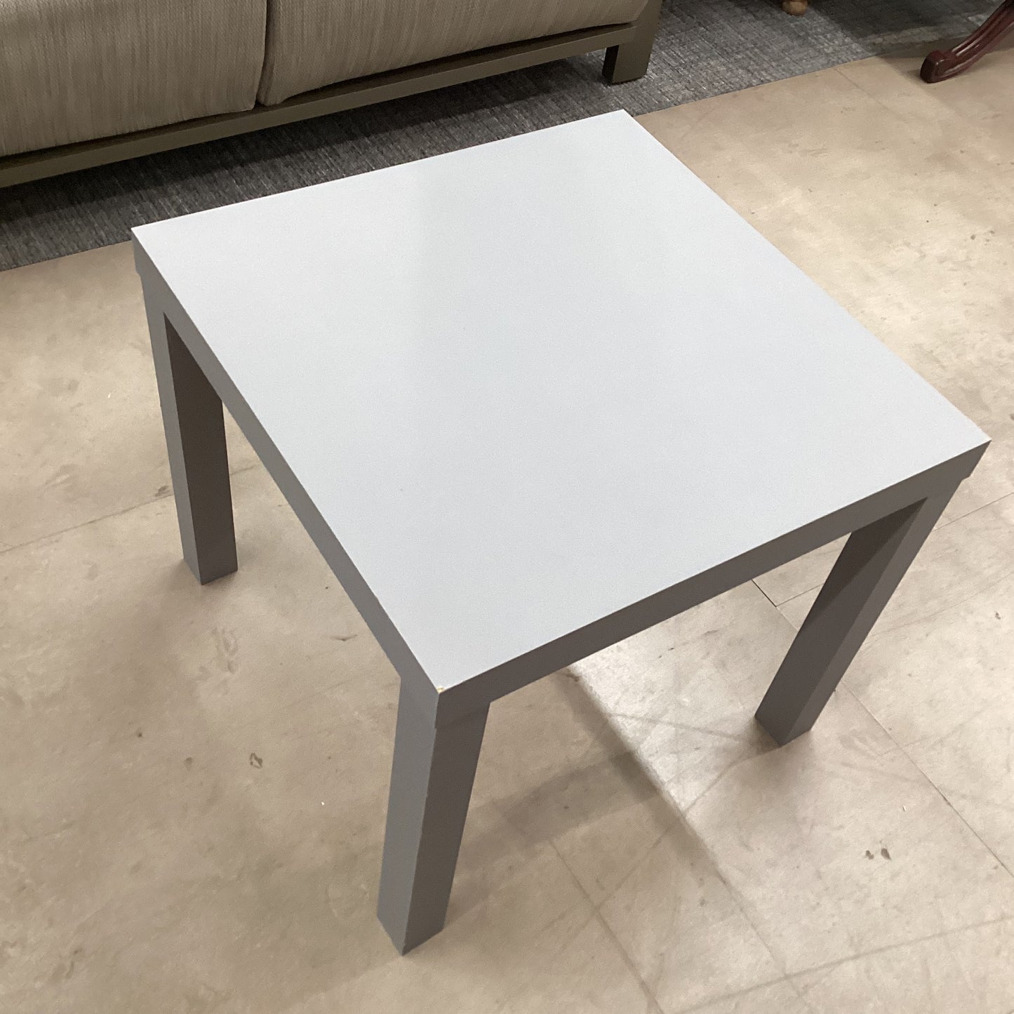 Gray Side Table