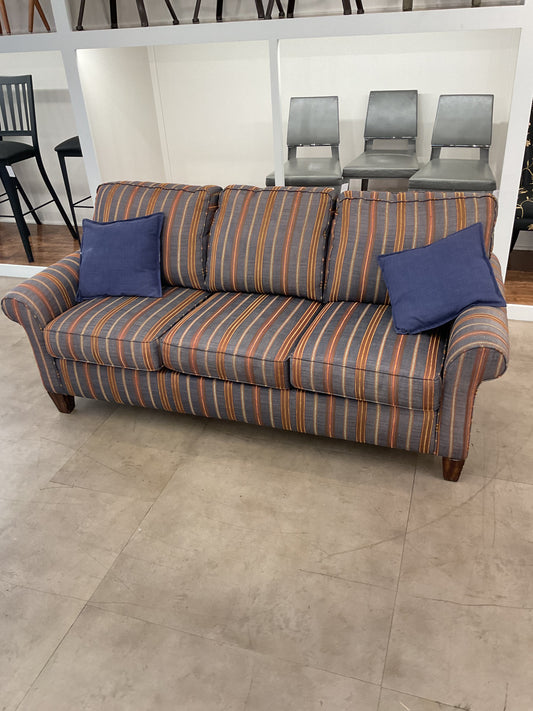 Plaid Flex Steel Sofa