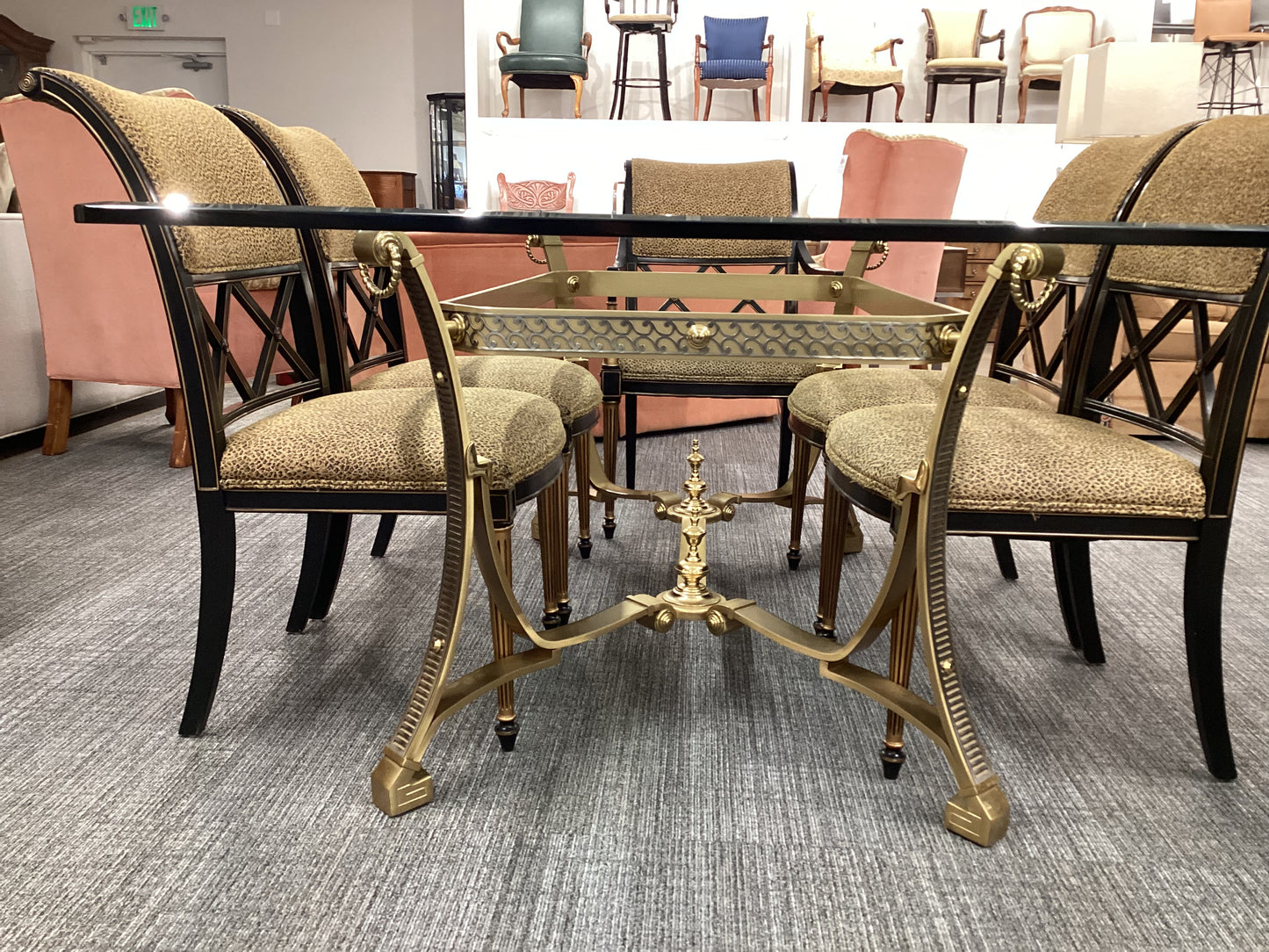 English Regency Dining Set