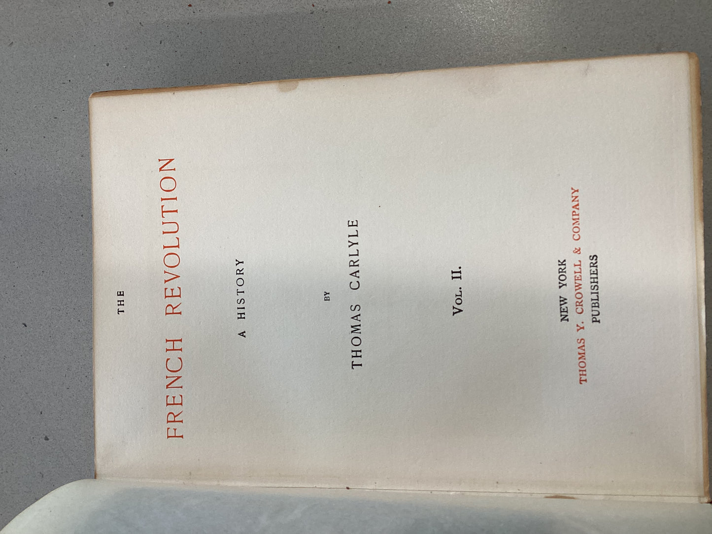 Rare Thomas Carlyle books