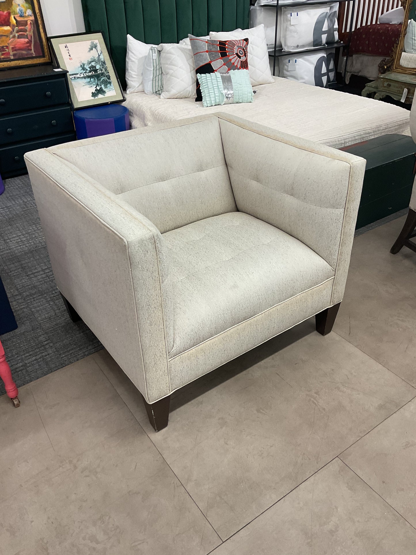Frosted Accent Chair