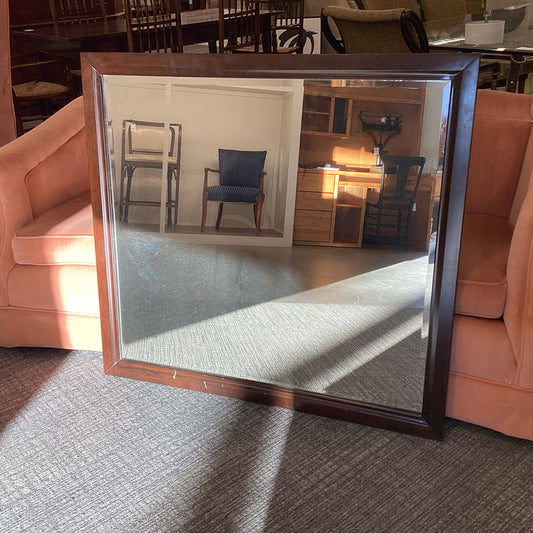 Large Mahogany Mirror