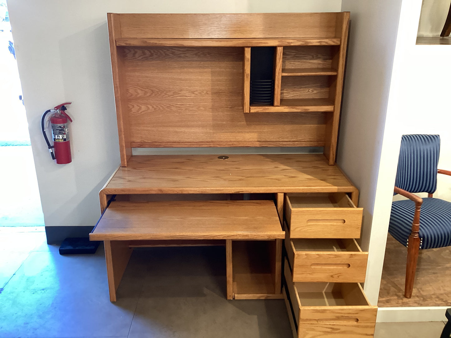 Golden Oak Desk