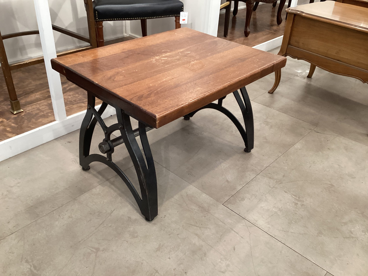 Industrial rustic coffee table