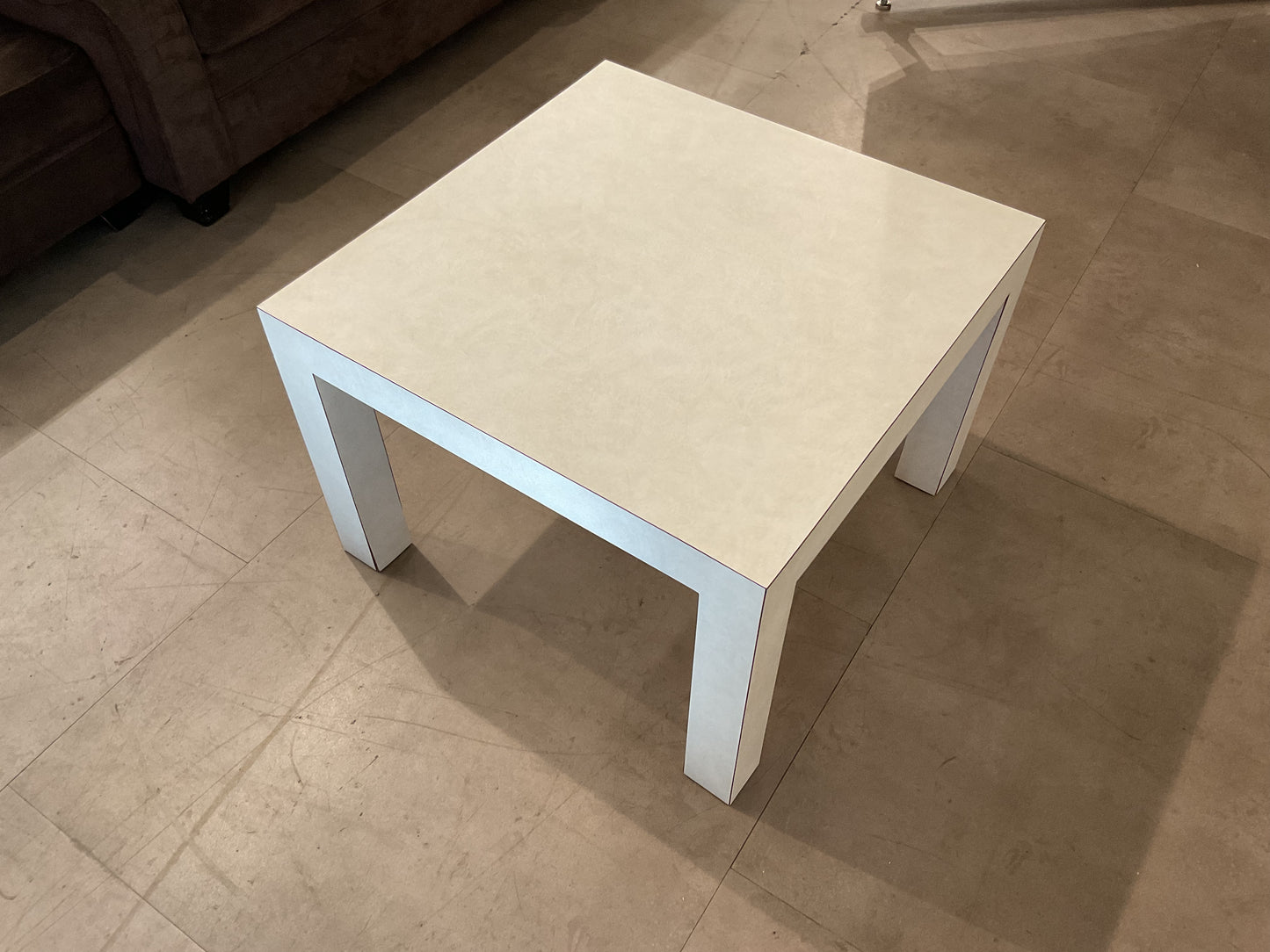 Off White End Table