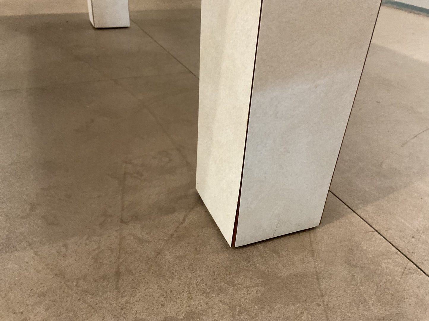 Off White End Table