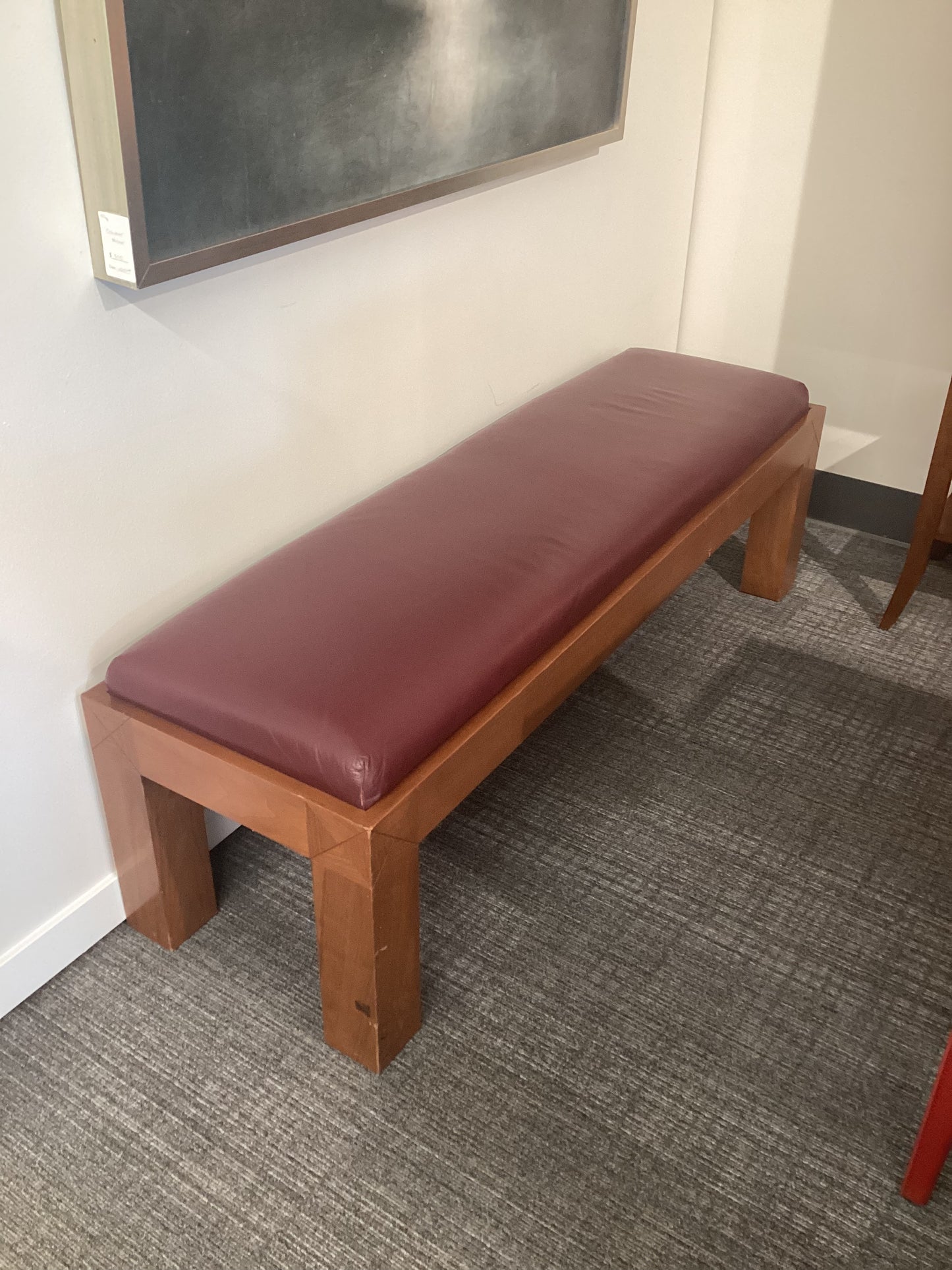 long red bench