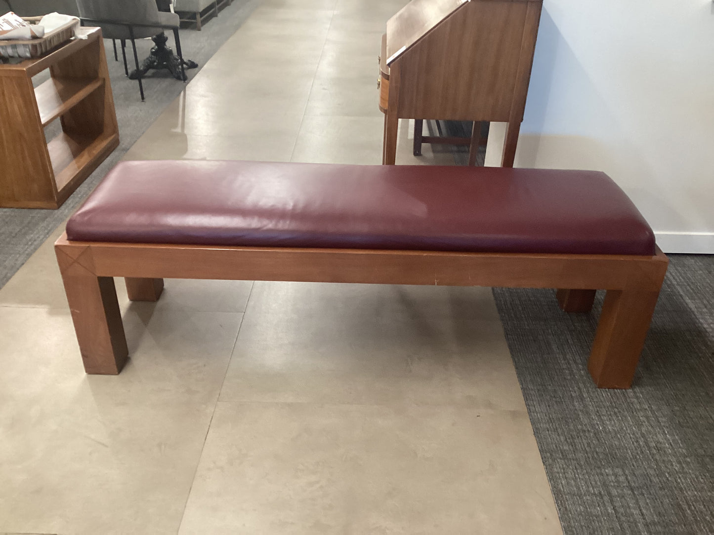 long red bench