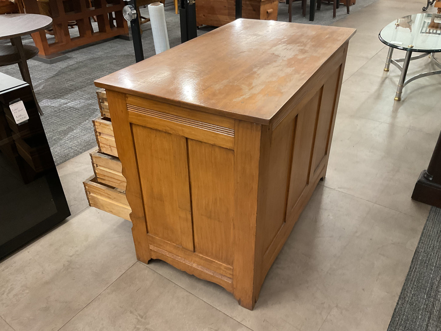 Luke 4 Drawer Desk