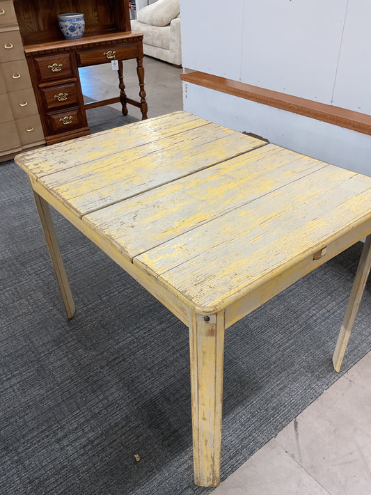Yellow Picket Table