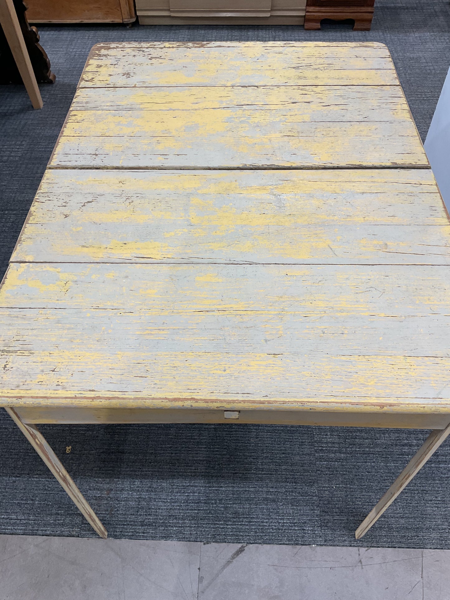 Yellow Picket Table
