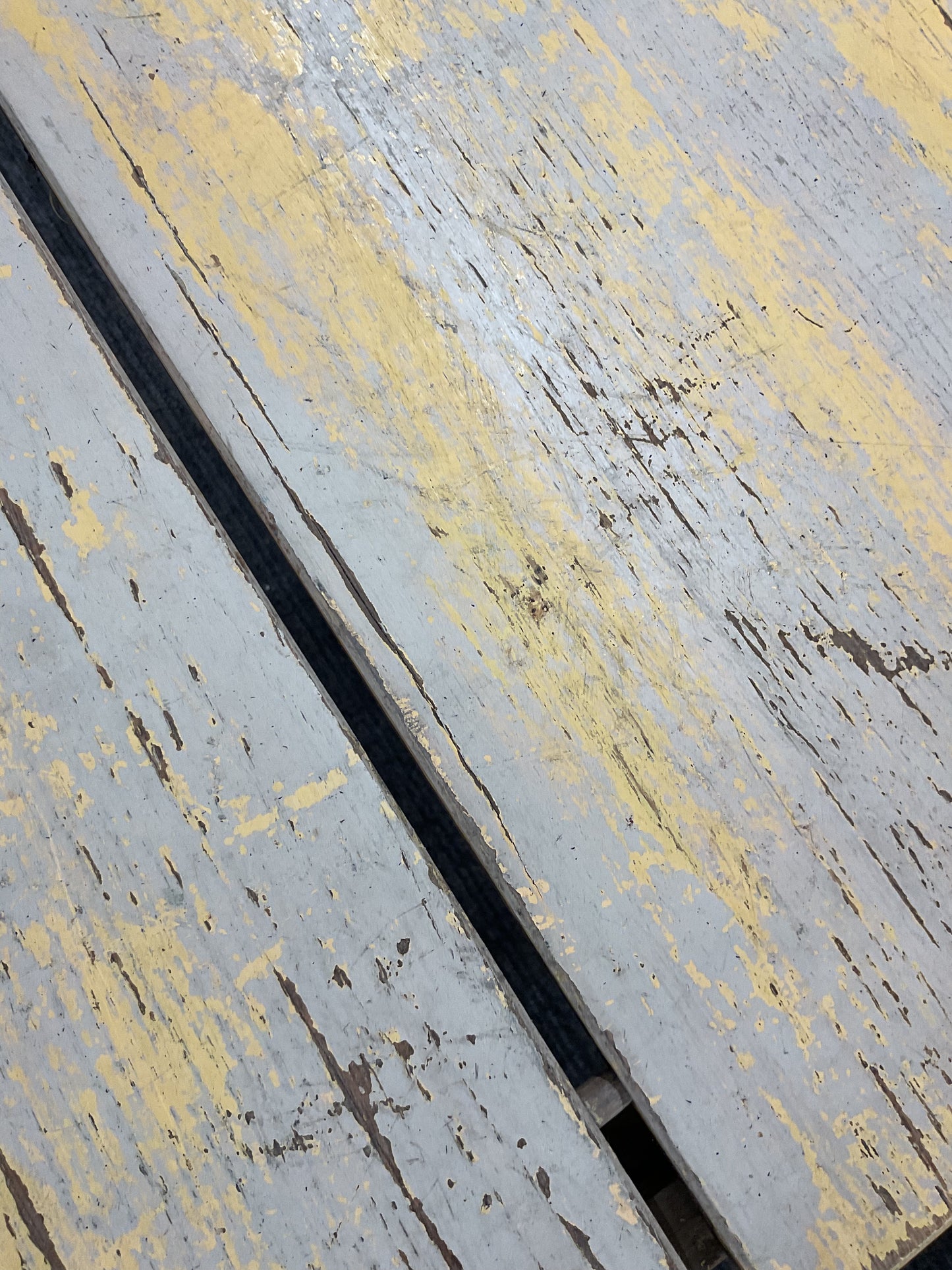 Yellow Picket Table