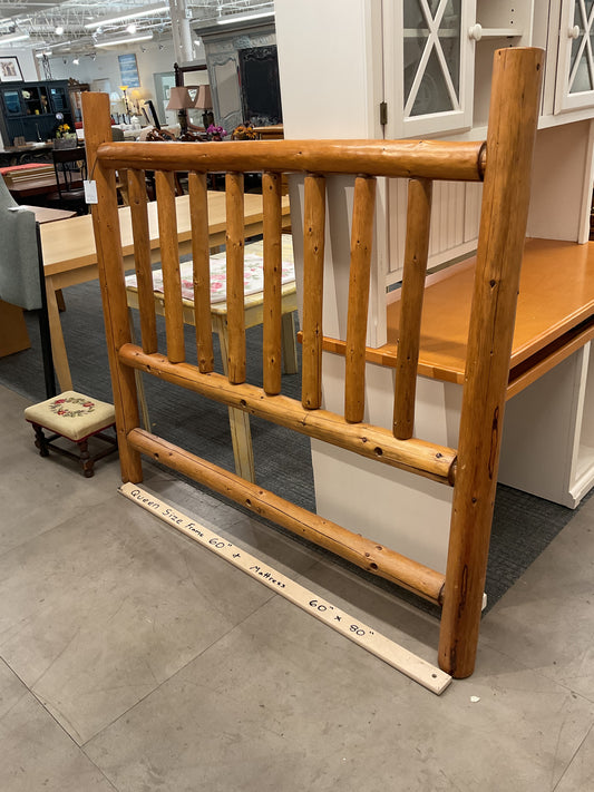 Saw Log Queen Headboard