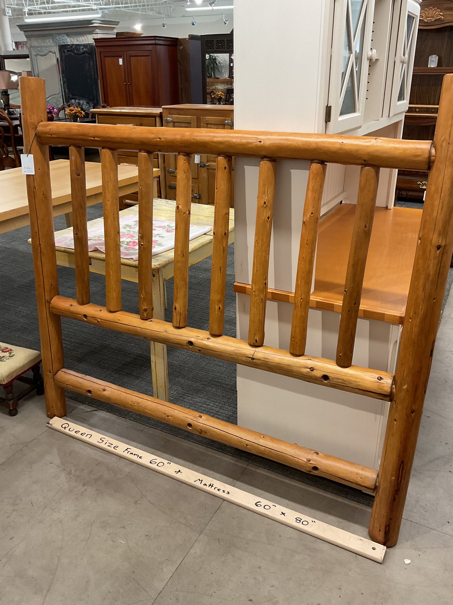Saw Log Queen Headboard