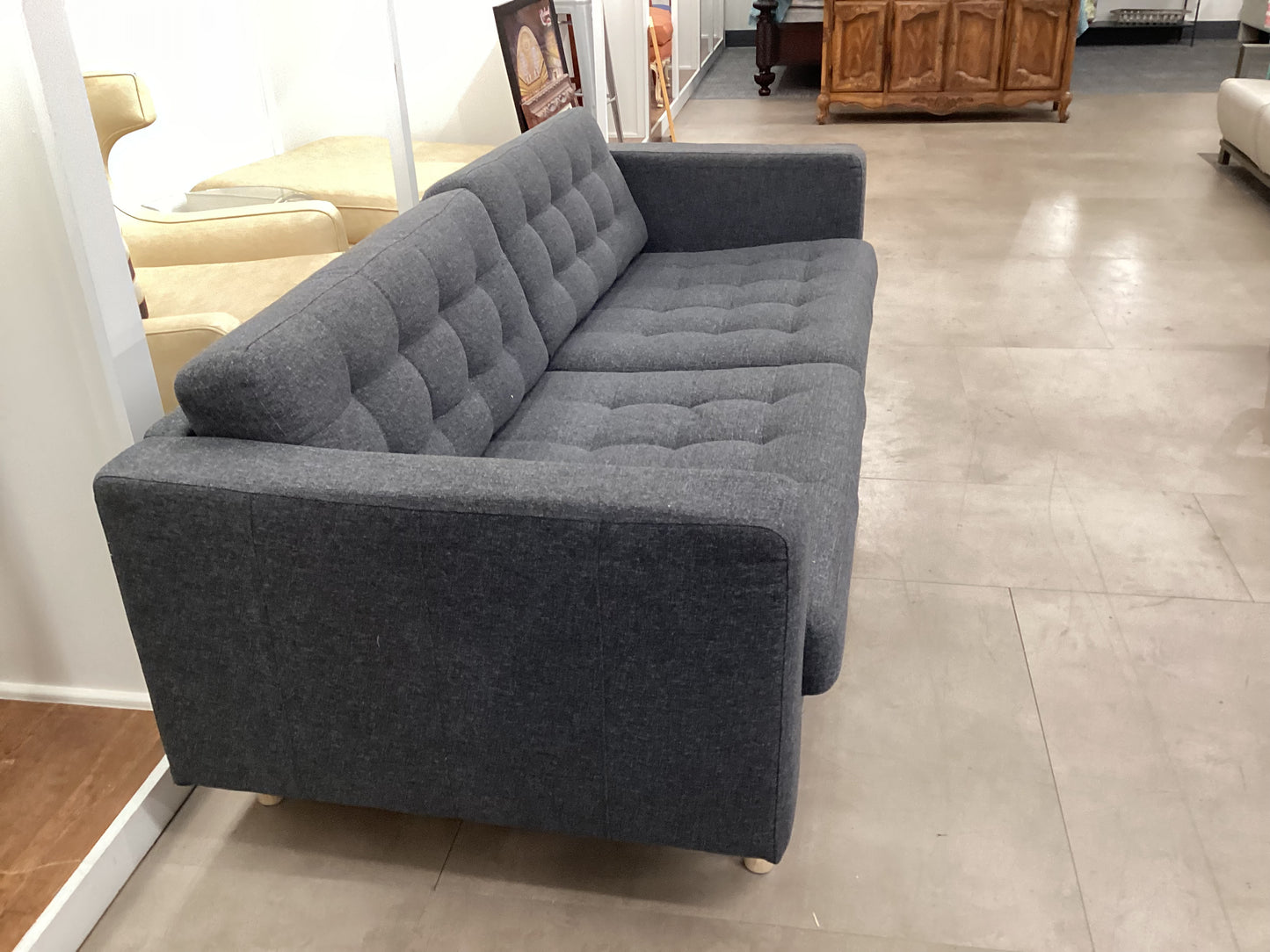 Blue-Gray Sofa