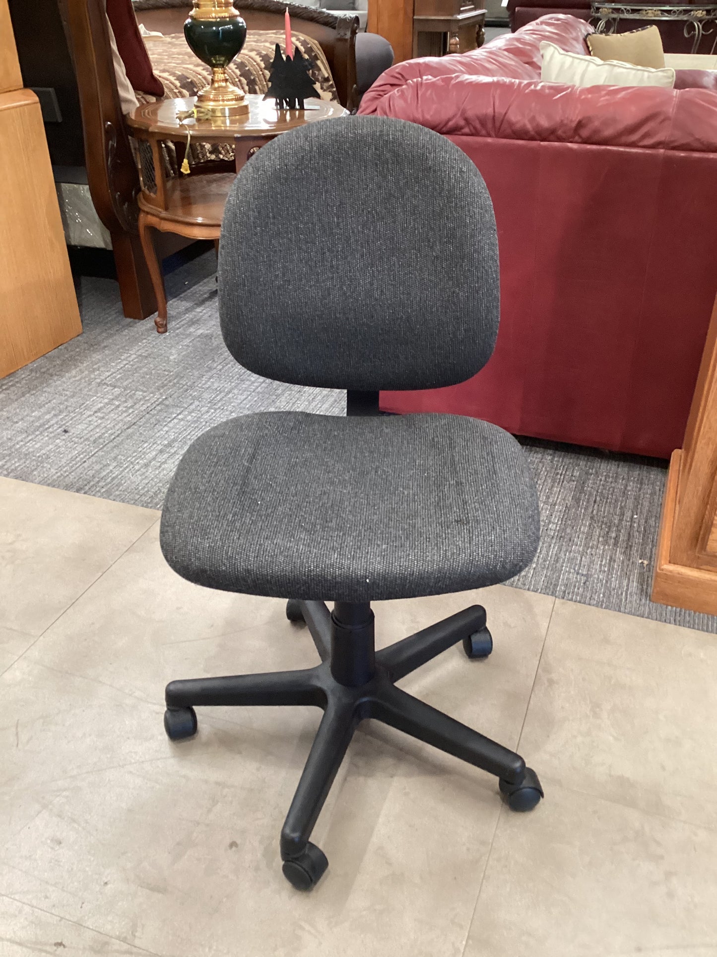 Gray office chair