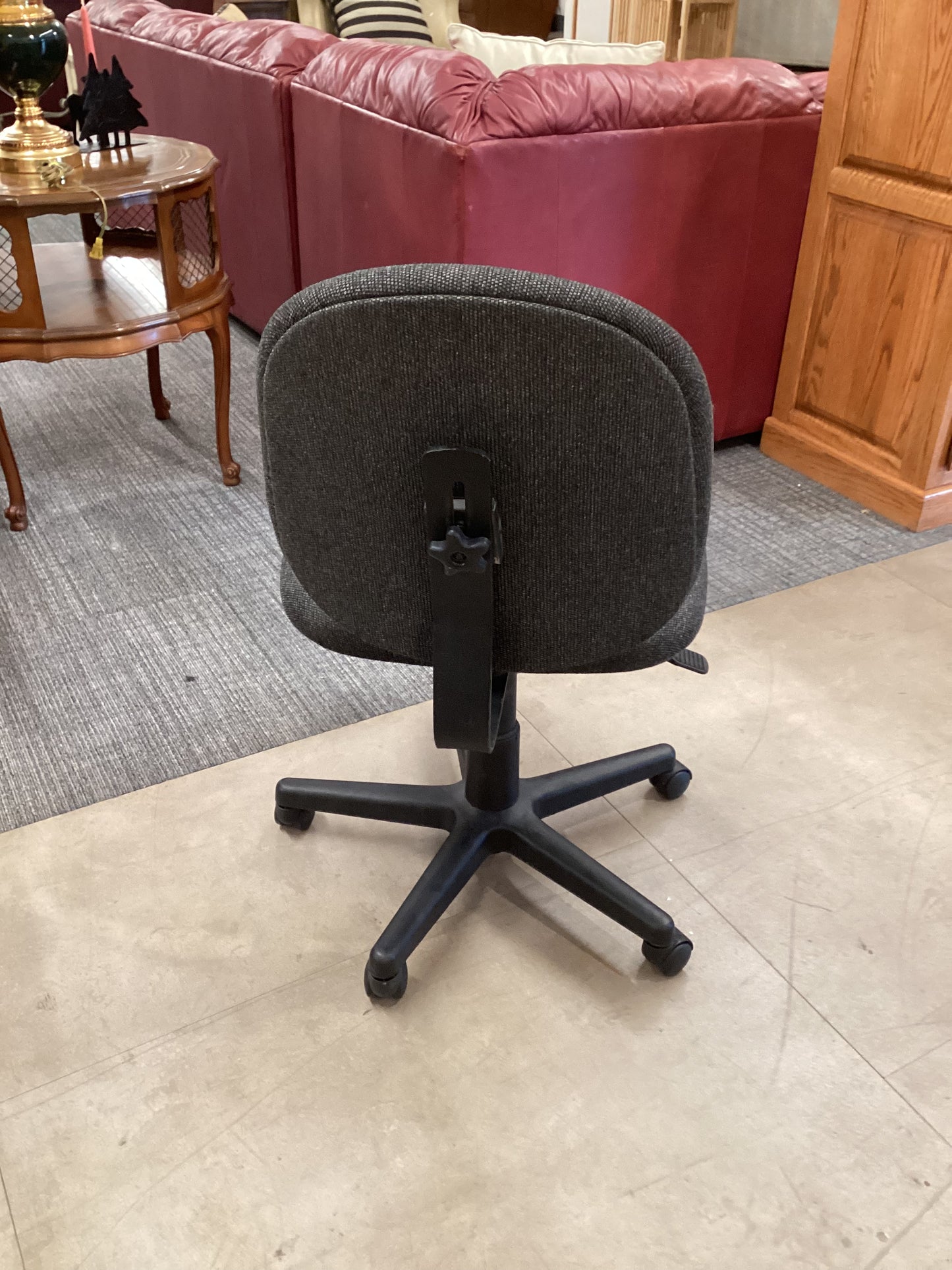 Gray office chair