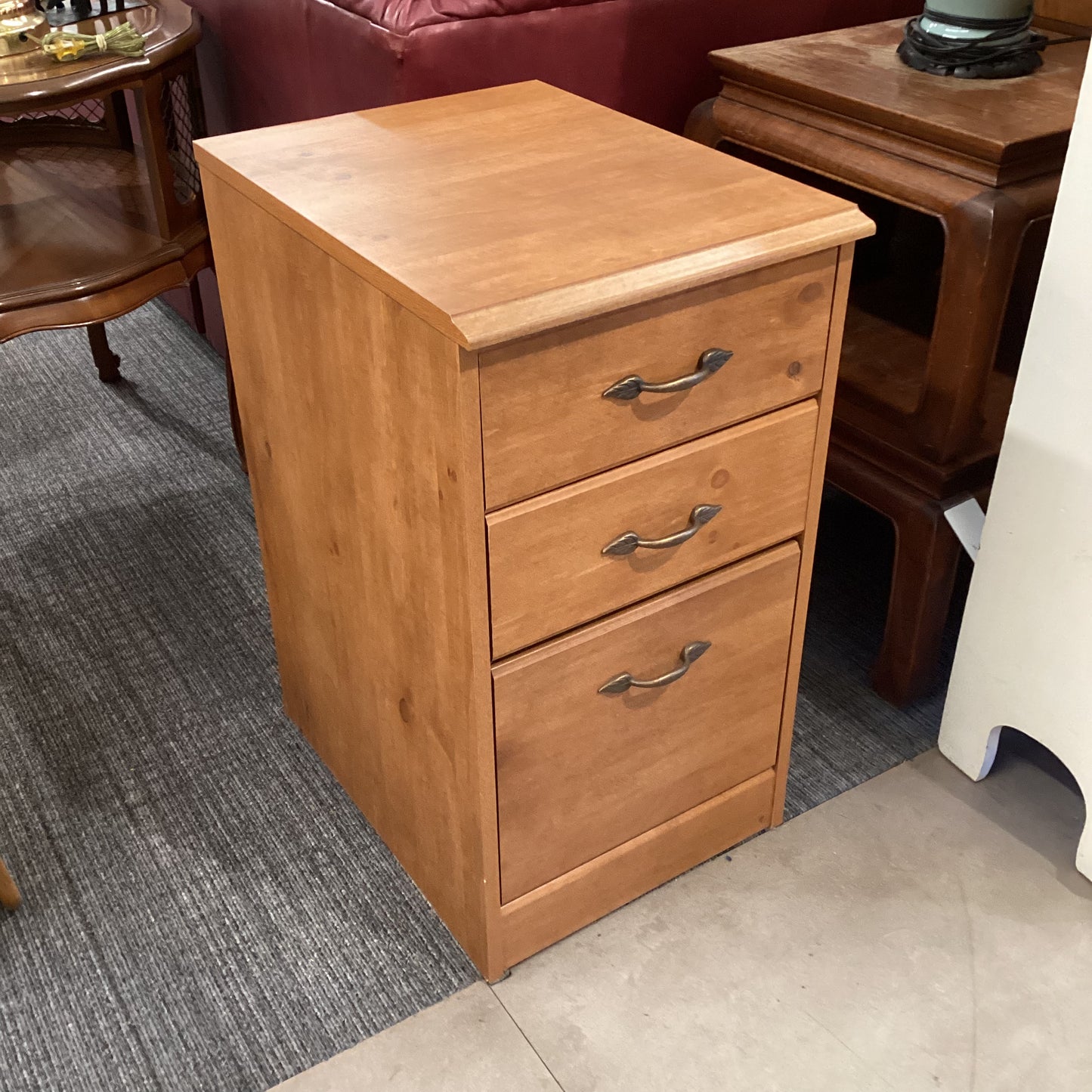 Wood Filing Cabinet