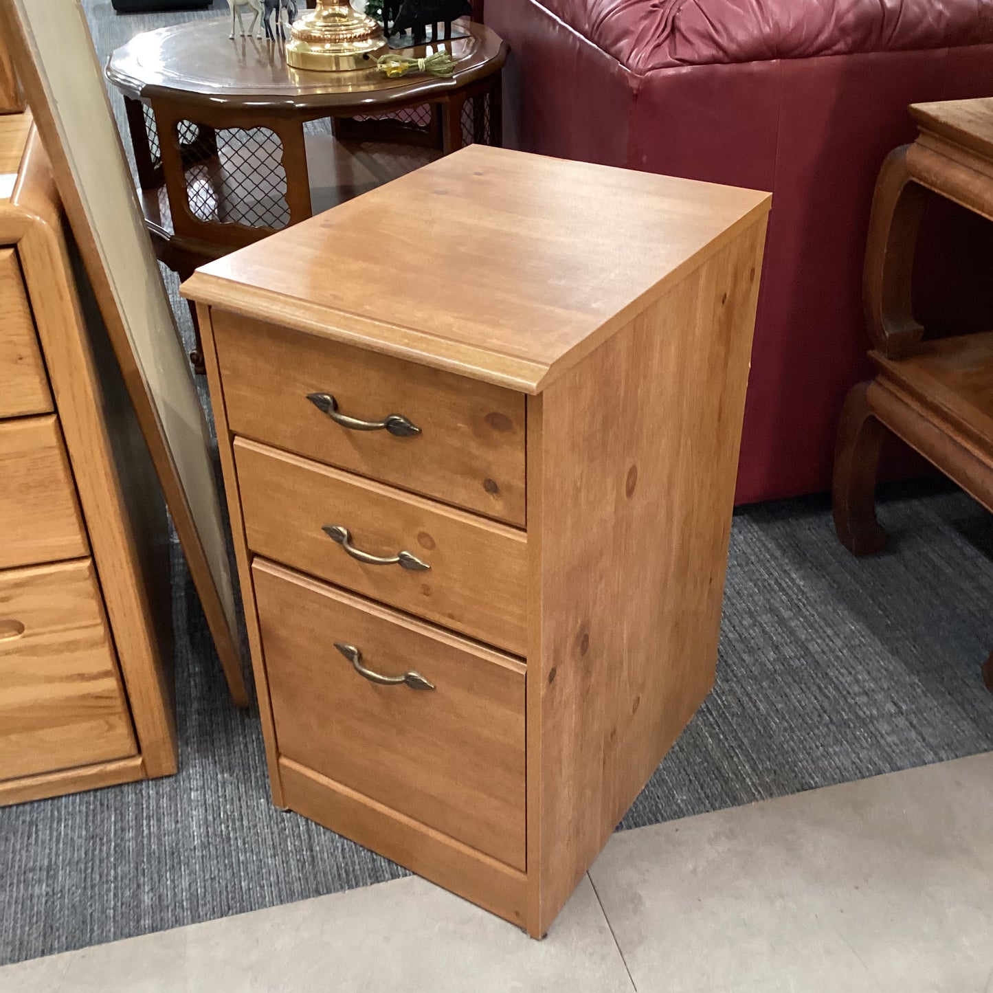 Wood Filing Cabinet