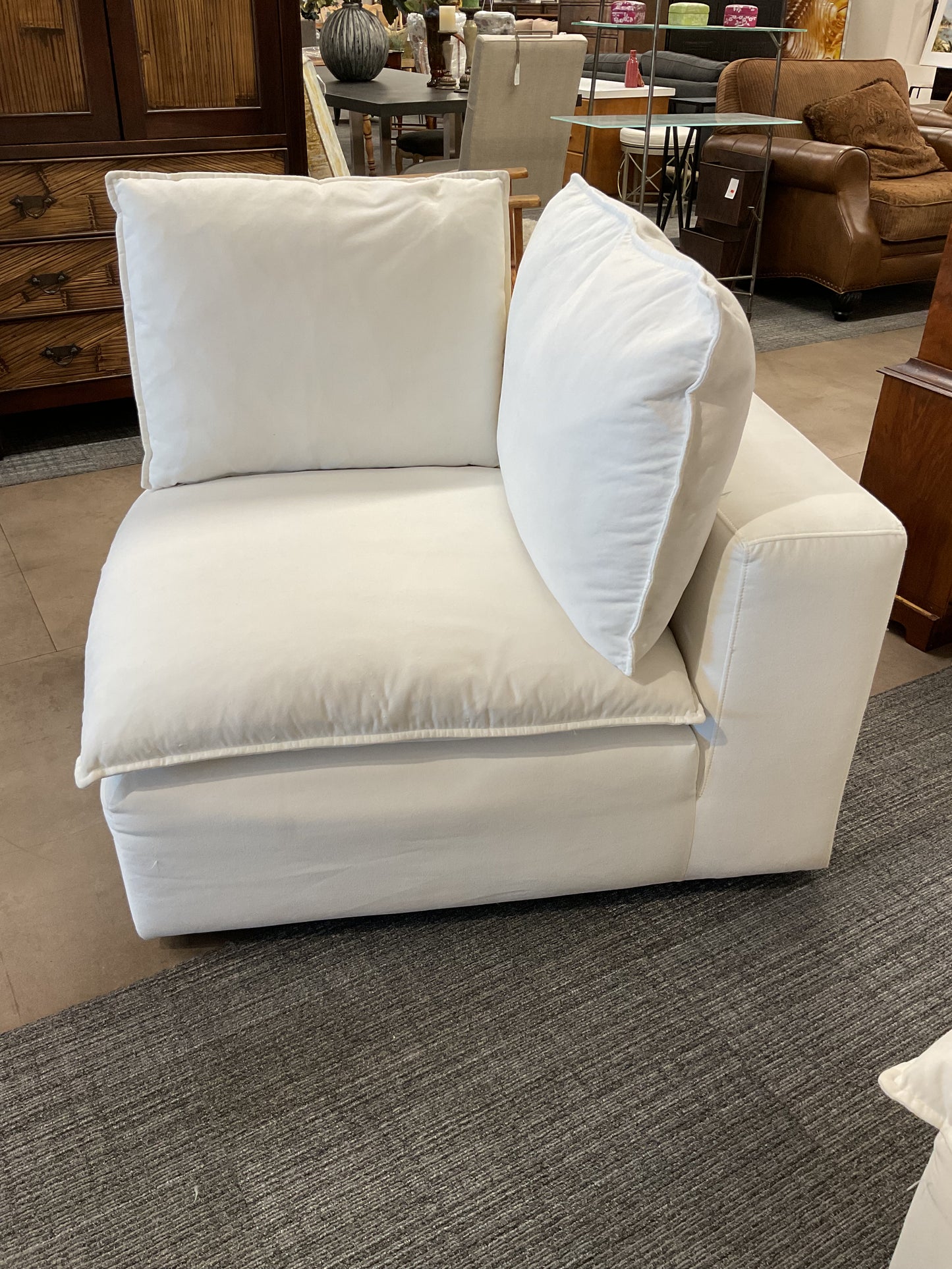 Cloudy Day Corner Chair