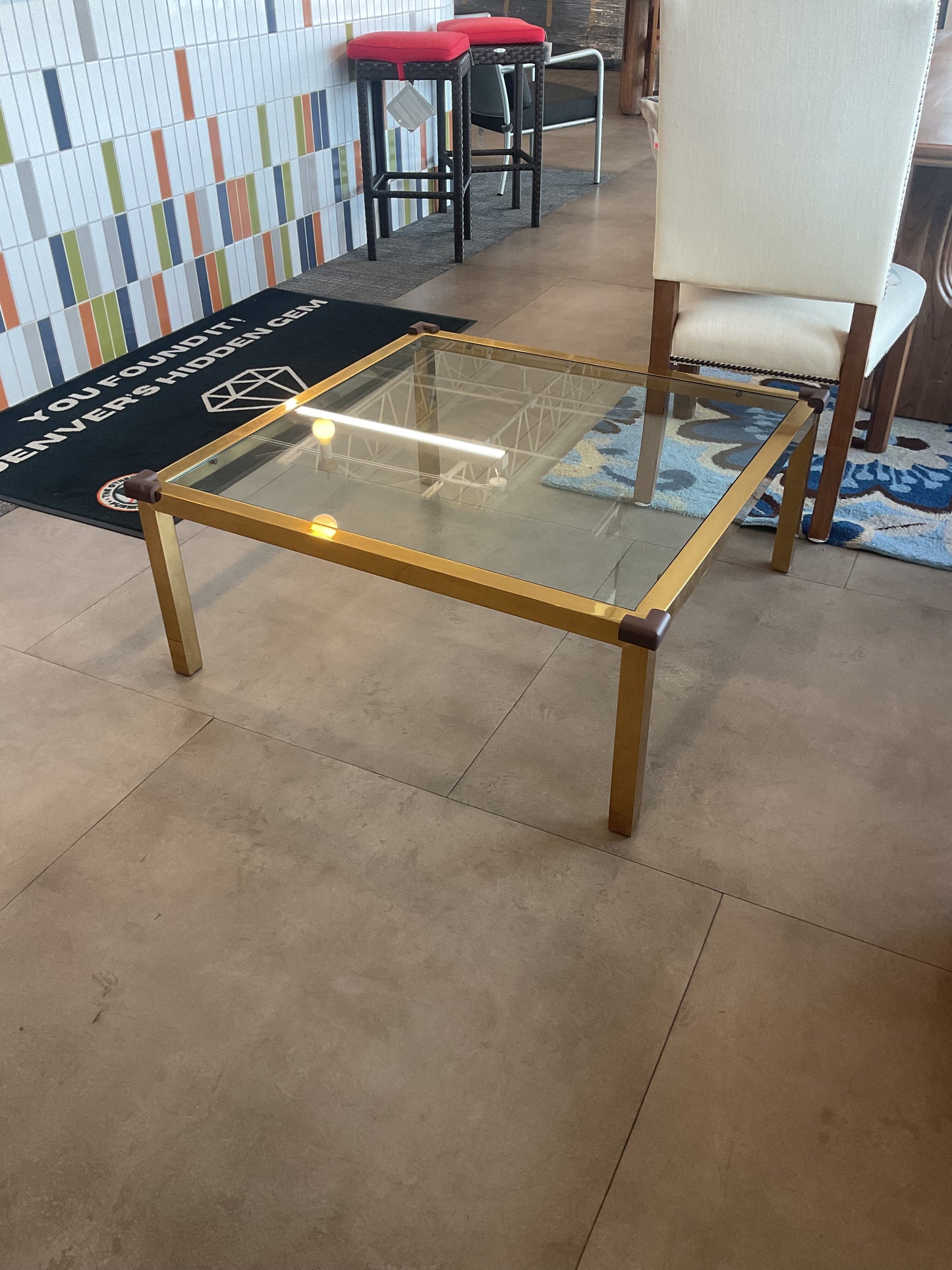 Gold Coffee Table