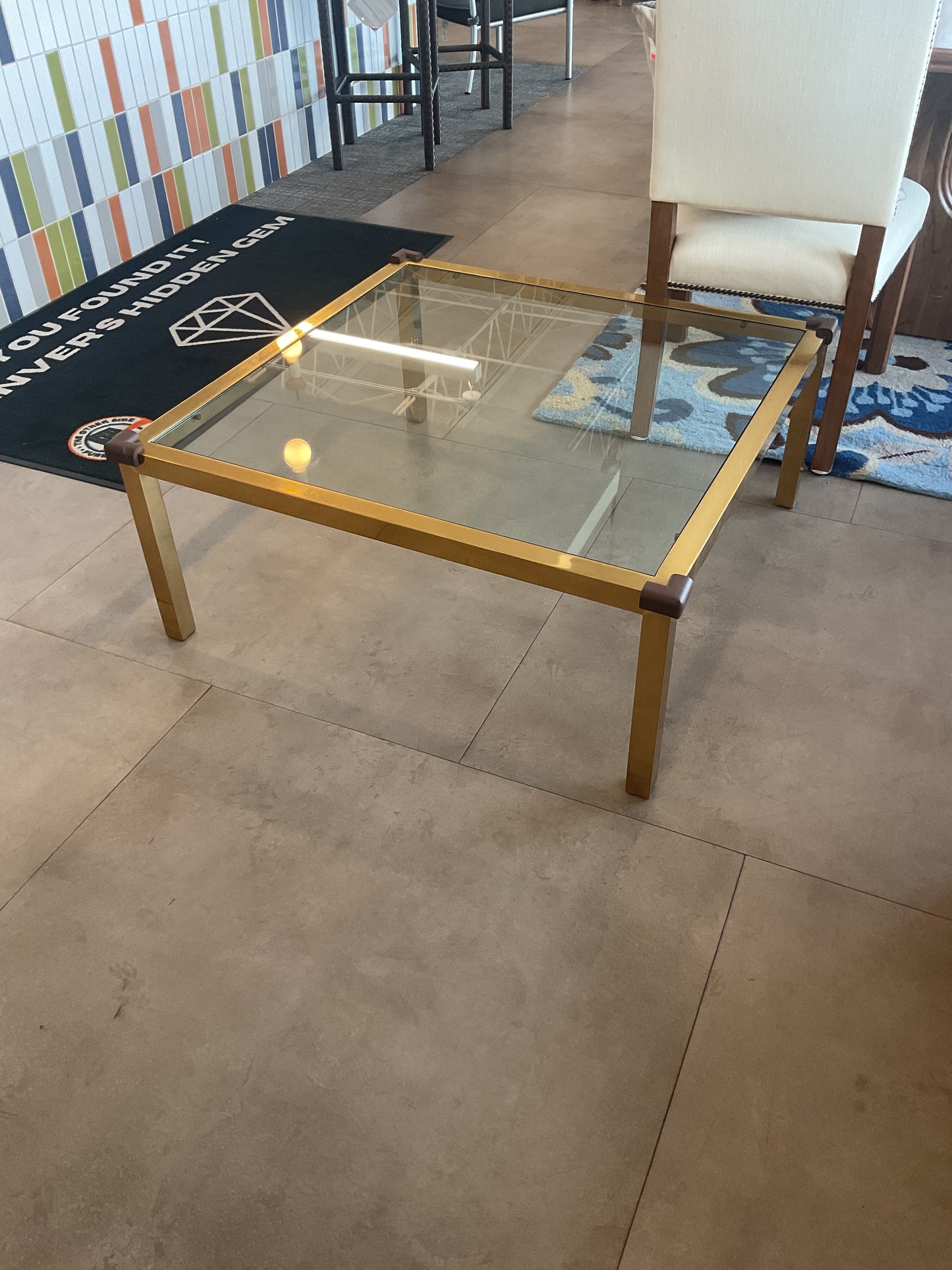 Gold Coffee Table